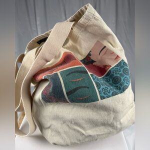 Frida Canvas Tote Bag - Multicolor
